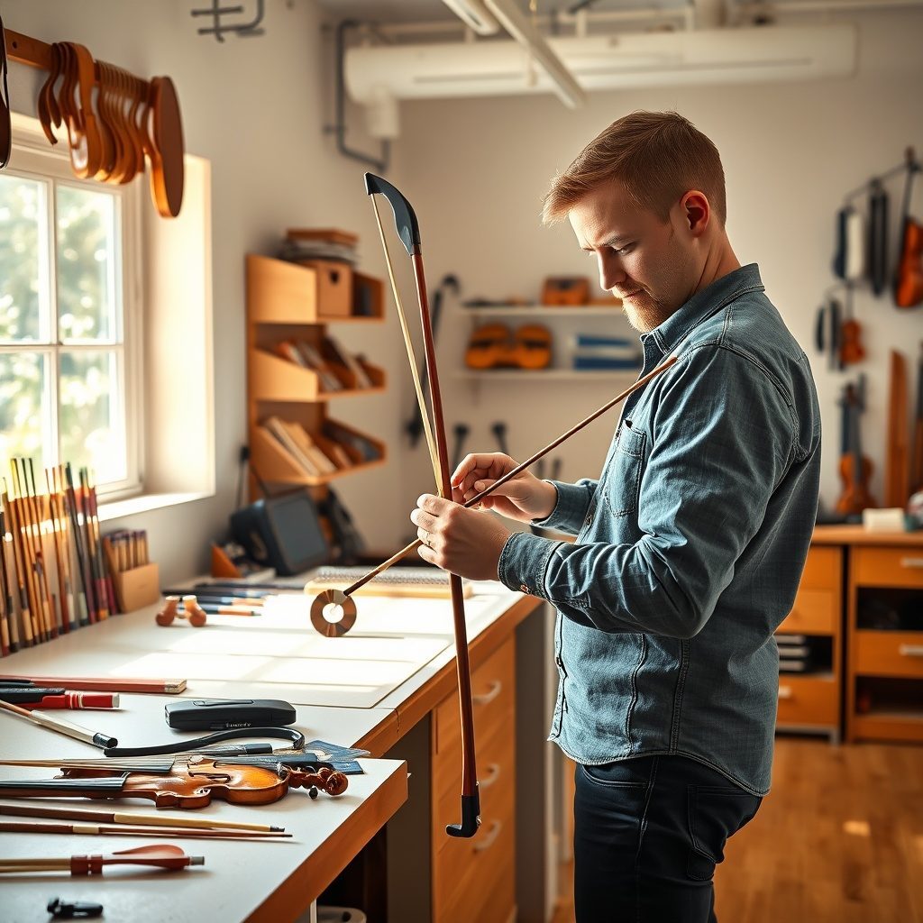 Violin bow rehairing process